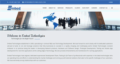Desktop Screenshot of embedtechnologies.com
