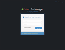 Tablet Screenshot of embedtechnologies.in